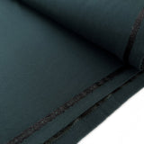 Draper Organic Bamboo Blend Suiting Dark Teal Recycled Polyester Lycra Organic Oekotex Woven Fabric Bolt