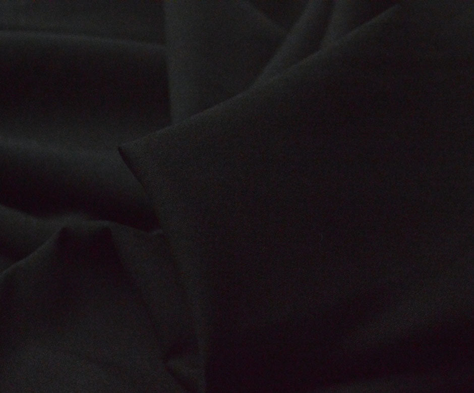 Dread Naught Black Black Dress Suiting Fabric Cu