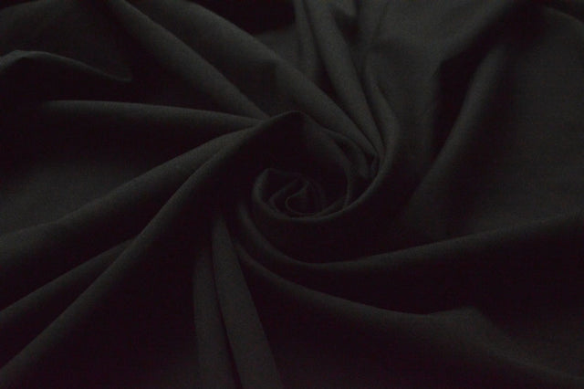 Dread Naught Black Black Dress Suiting Fabric