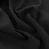 Dread Naught New Black Polyester Woven Suiting Fabric
