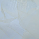 Dress Net White White Polyester Dress Net Fabric