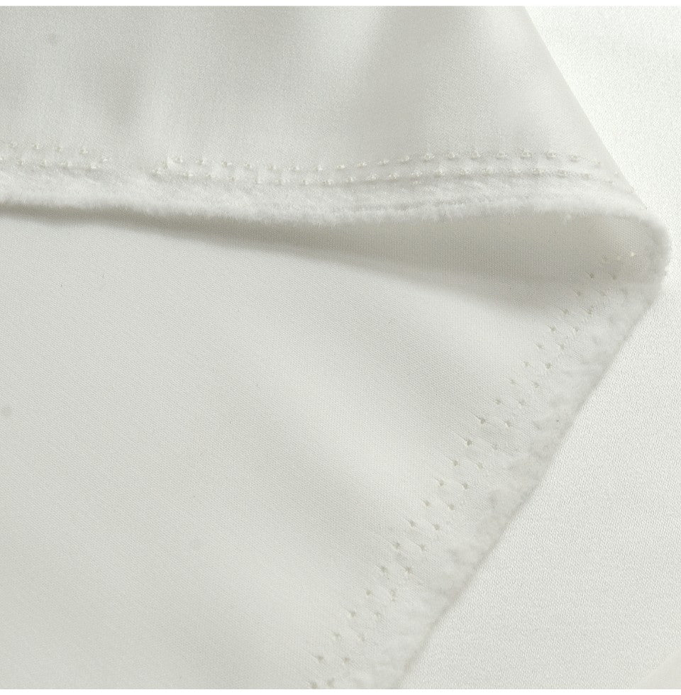 Duchess Satin Porcelain Ivory Polyester Duchess Satin Bridal Dress Fabric Cu