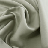 Dusty Plain Cotton Linen Beige Sage Shirting Fabric Woven In France
