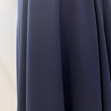 Dynasty Navy Two Way Stretch Drapey Polyester Spandex Suiting Fabric Drape