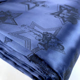 E210 Greatest Showman Blue Royal Blue Polyester Woven Lining Fabric Bolt Fabric Photo