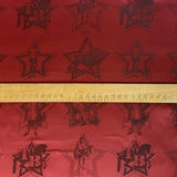 E210 Greatest Showman Red Characters Animals Woven Viscose Acetate Dress Lining Fabric Scale Fabric Photo 2