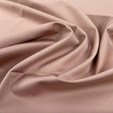 Ego pink cotton elastane stretch woven italian deadstock trouser fabric cu