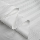 Egyptian Cotton Luxury Stripe Sheeting Wide Width Bedding Fabric Fold