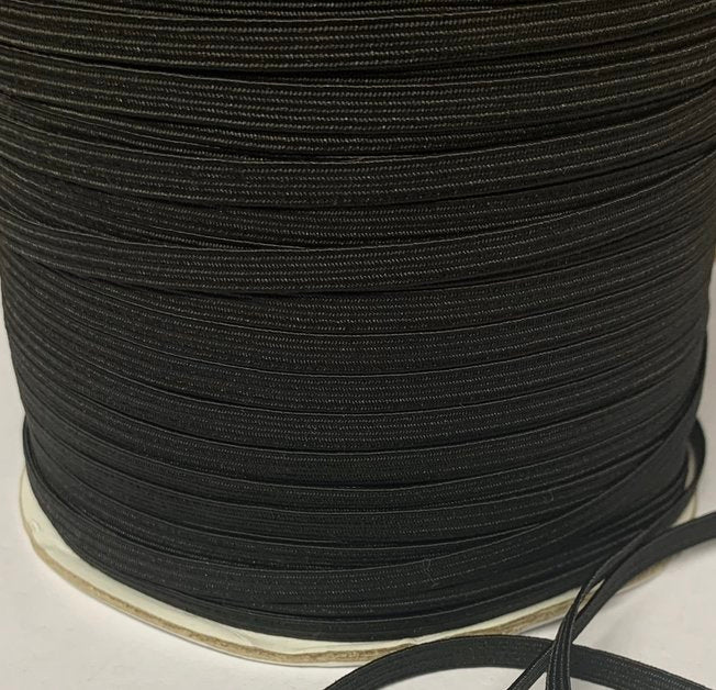 Elastic 6 Cord 5mm Black