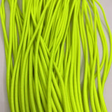 Elastic Round Cord Fluorescent Yellow 2 5mm 1