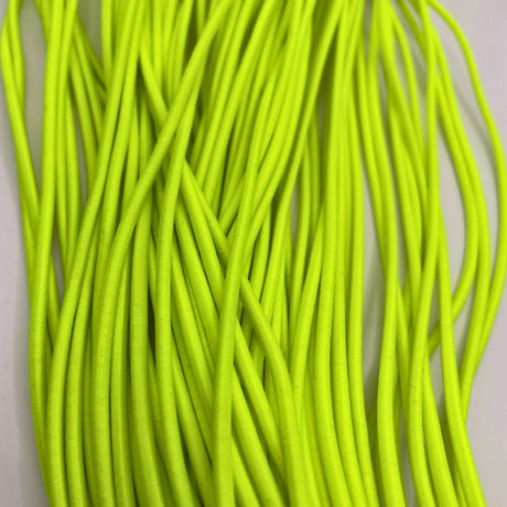 Elastic Round Cord Fluorescent Yellow 2 5mm 1