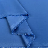 Elixir Stretch Satin Backed Crepe Bluebell Polyester Spandex Crinkle Dress Fabric Fold