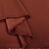 Elixir Stretch Satin Backed Crepe Copper Polyester Spandex Crinkle Dress Fabric Fold