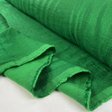 Elizabeth Polyester Jewel Green Textured Dress Fabric Fold
