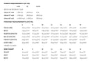 Ellsworth size chart 6 18