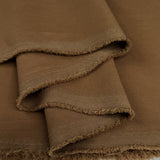Elona Camel Polyester Spandex Two Way Stretch Suiting Fabric Fold
