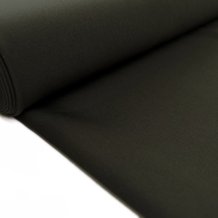 Elona Khaki Polyester Spandex Two Way Stretch Suiting Fabric Bolt