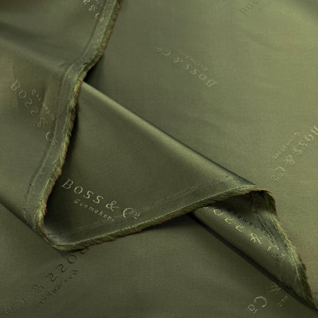 Embossed Green Viscose Acetate Lining Fabric Fold