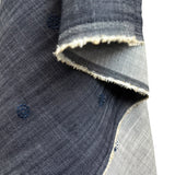 Embroidered Floral Indigo Fine 6oz Cotton Denim Shirting Fabric Embden Hang 6D3918Aa 3073 4C39 8F22 74E1D7Dff861