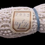 Embroidered French Lace Trim Off White Label