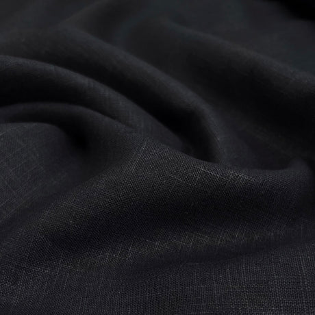 Enigma Linen Black Ramie Cotton Oeko Tex Plain Dress Fabric Cu 32496508 Ef09 423C Abb5 02398647D6Ed