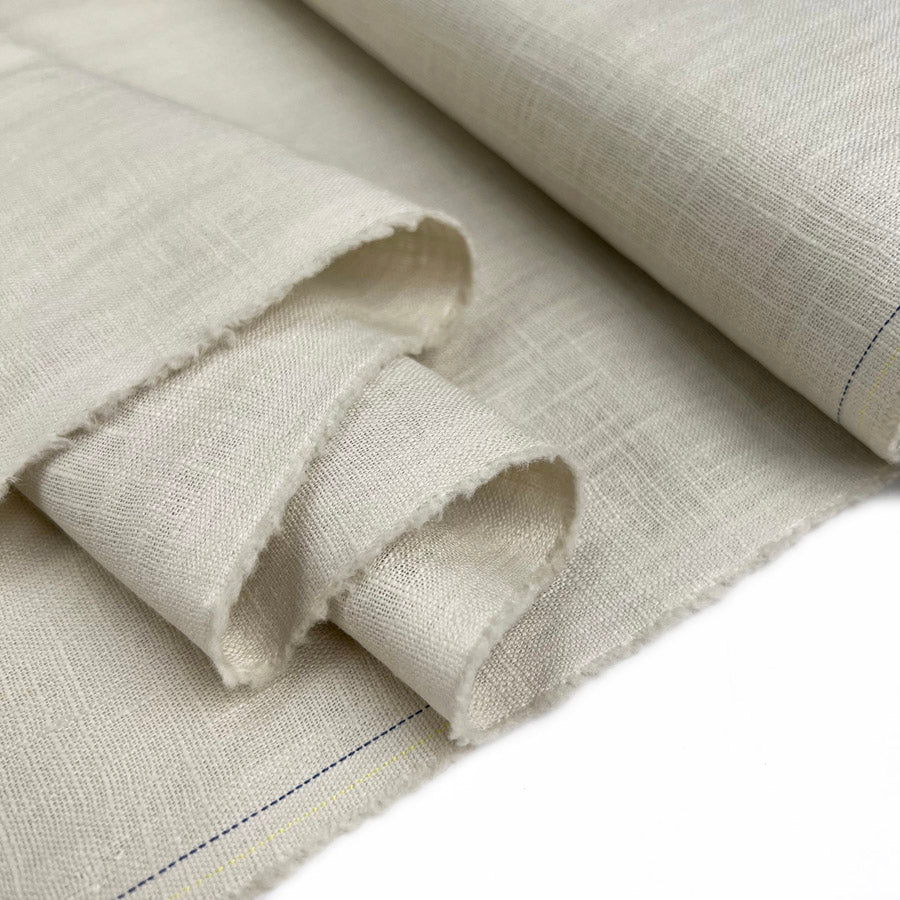 Enigma Linen Natural Ramie Cotton Oeko Tex Plain Dress Fabric Fold
