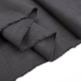 Enigma Linen Pewter Ramie Cotton Oeko Tex Plain Dress Fabric Fold