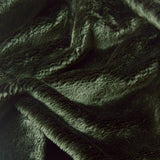 Envy Faux Fur Dark Green Material Cu
