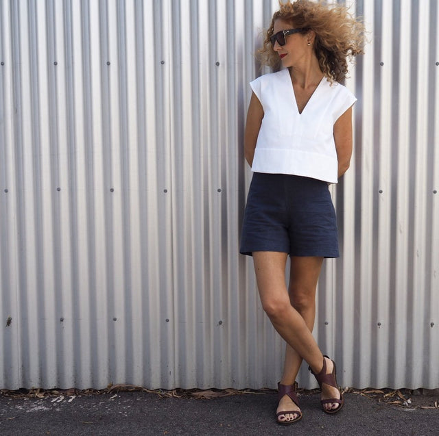 Esther Shorts Pattern Tessuti 1