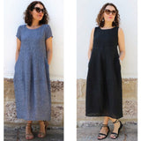 Eva dress pattern tessuti 1 2