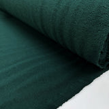 Evergreen Terry Cotton Green Towelling Knit Jersey Fabric Roll