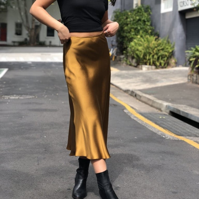 Evie Bias Skirt Pattern Tessuti 2