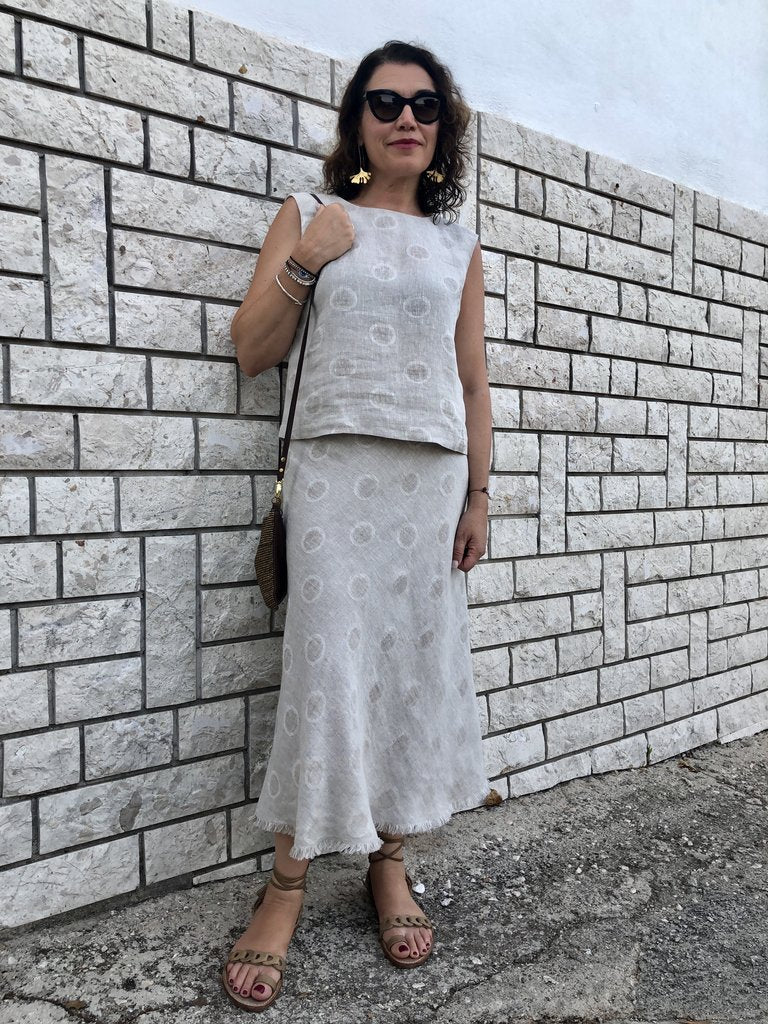 Evie Bias Skirt Pattern Tessuti 6