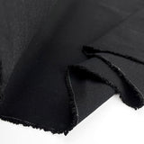 Ex Designer Italian Wool Suiting Fabric Tuscany Black Fold