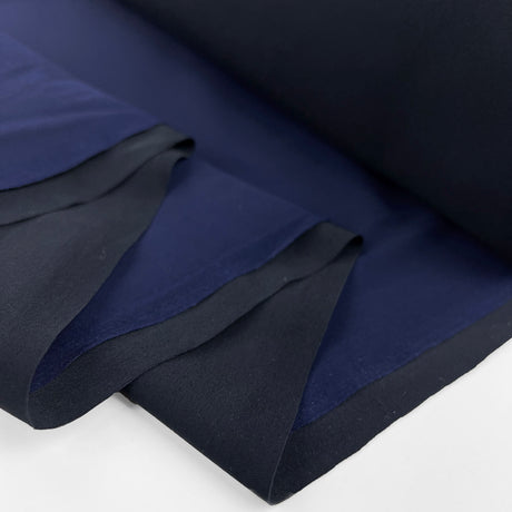 Ex Designer Navy Stretch Bodycon Dress Fabric Hold In Fold