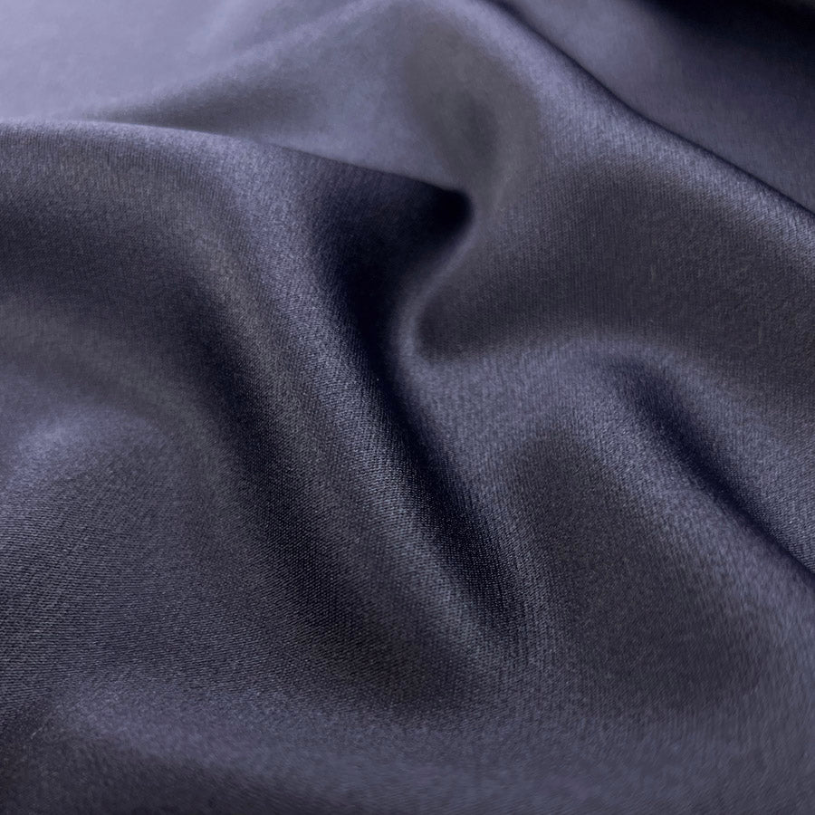 Ex Designer Nylon Dressmaking Fabric Satin Hobbs  Navy Cu 899103E7 0241 4Db5 8014 39175Bf18Abc