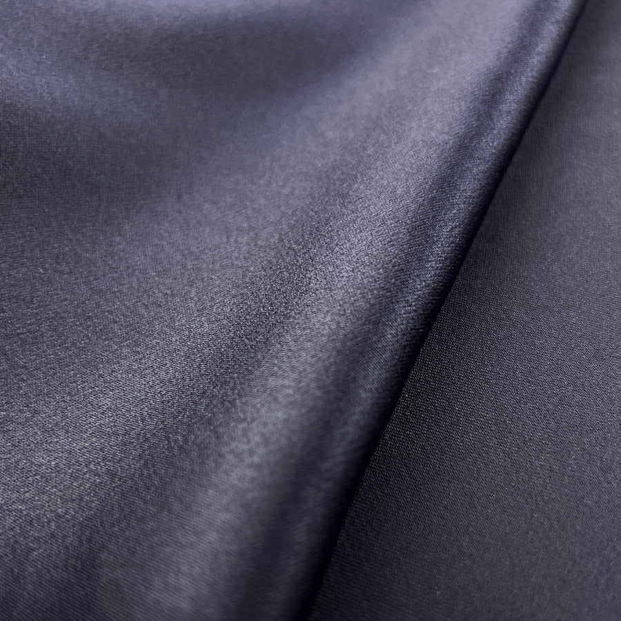 Ex Designer Nylon Dressmaking Fabric Satin Hobbs  Navy Reverse Da50Cbb4 38F3 41Aa 83D4 1Daf59E6147F