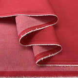 Expanse Denim Red 7 75oz Cotton Elastane Woven Stretch Jeans Fabric Fold