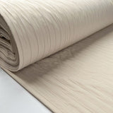 Fibre Mood 3D Stripes Cream Polyester Cotton Quilted Coat Fabric Bolt
