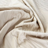Fibre Mood 3D Stripes Cream Polyester Cotton Quilted Coat Fabric