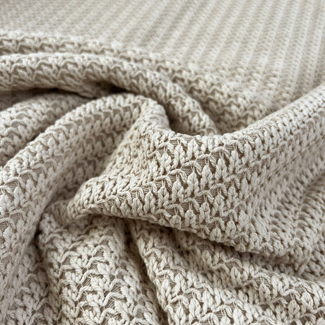 Fibre Mood Knitwear Cream Cotton Polyester Oeko Tex Fabric