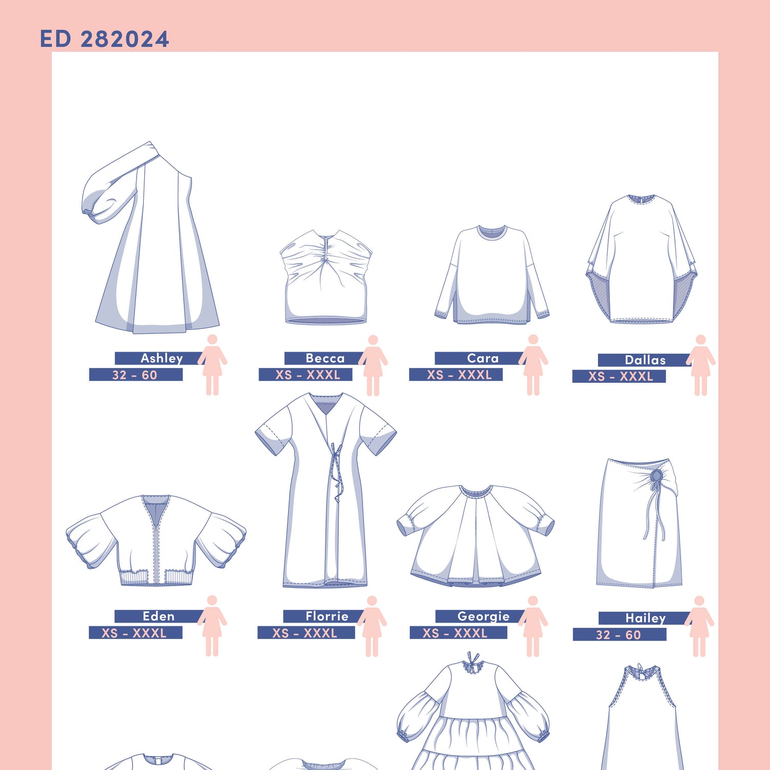 Fibre Mood Pattern Book 28 Sketch
