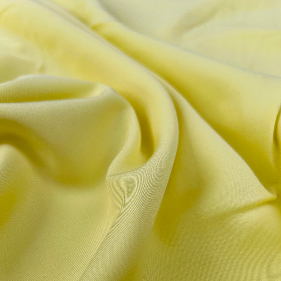 Fibre Mood Viscsose Lyocel Plain Twill Dress Fabric Canary Fm792409