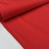 Fibre Mood Warp Crinkle Red Viscose Nylon Woven Dress Fabric Bolt