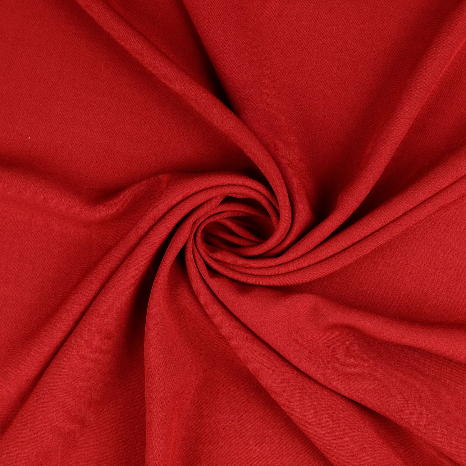 Fine Viscose Poplin Plain Dress Fabric Crimson Twist
