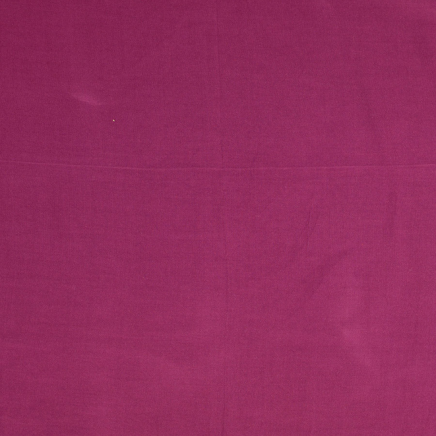 Fine Viscose Poplin Plain Dress Fabric Plum