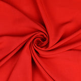 Fine Viscose Poplin Plain Dress Fabric Red Twist