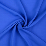 Fine Viscose Poplin Plain Dress Fabric Royal Twist