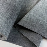 Finest Chambray Black Lightweight Cotton Fabric