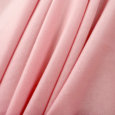 Finest 100% Cotton Shirting Fabric  Paleface Blush Pink